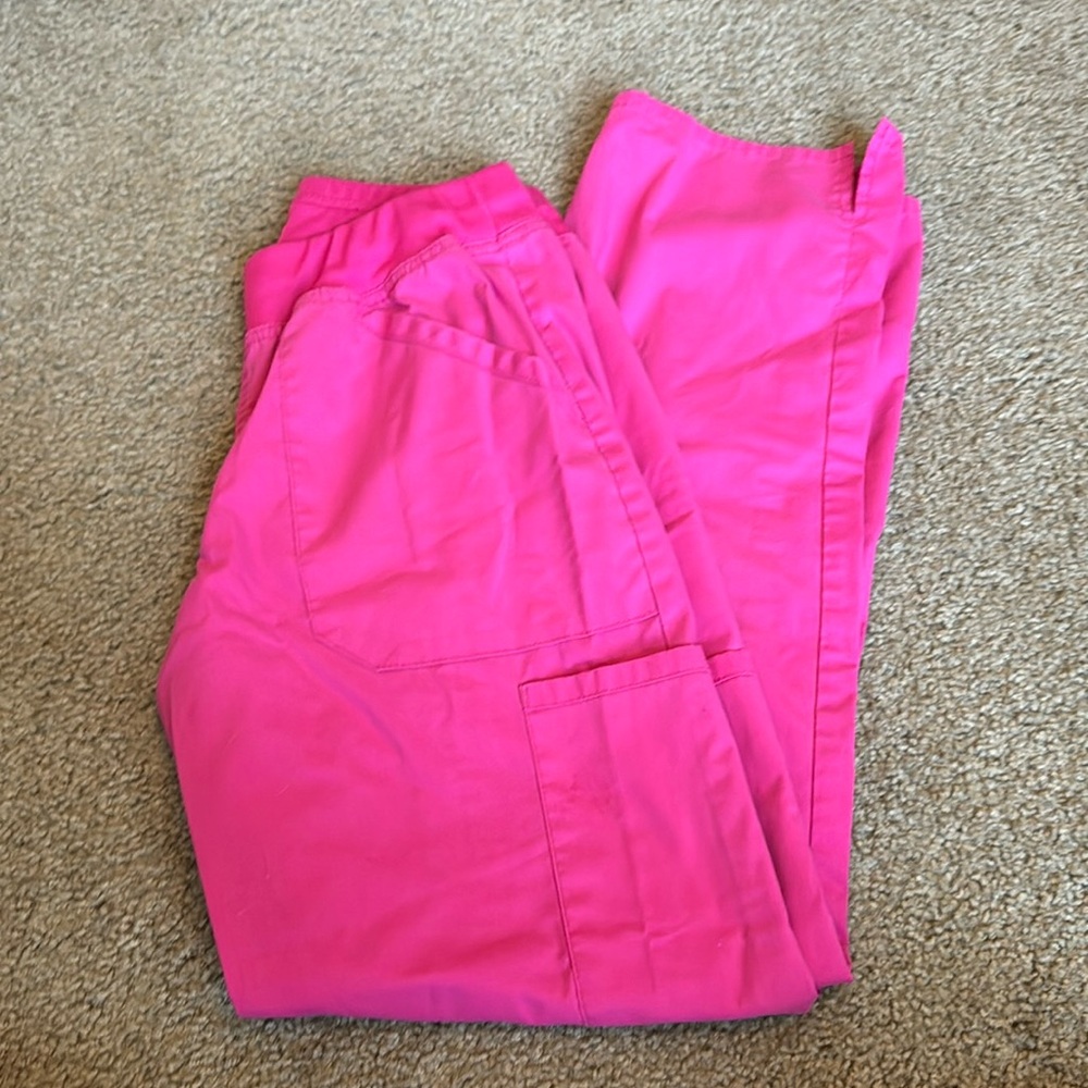 6 Pocket Pink Cherokee Scrub Pant
